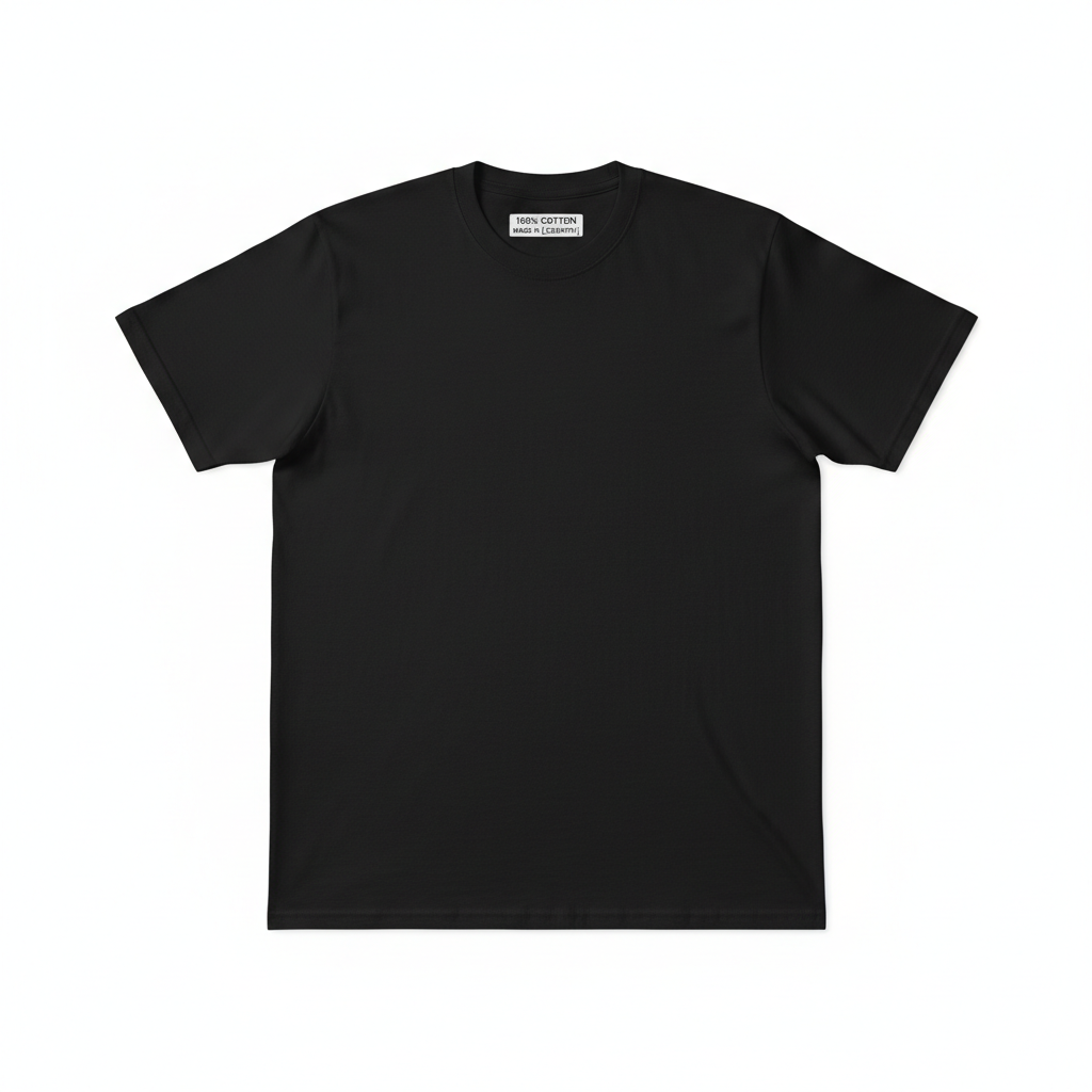 Classic Cotton T-Shirt - Black