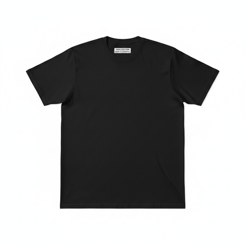 Classic Cotton T-Shirt - Black