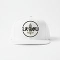 LA Row White Snapback Hat - Front View